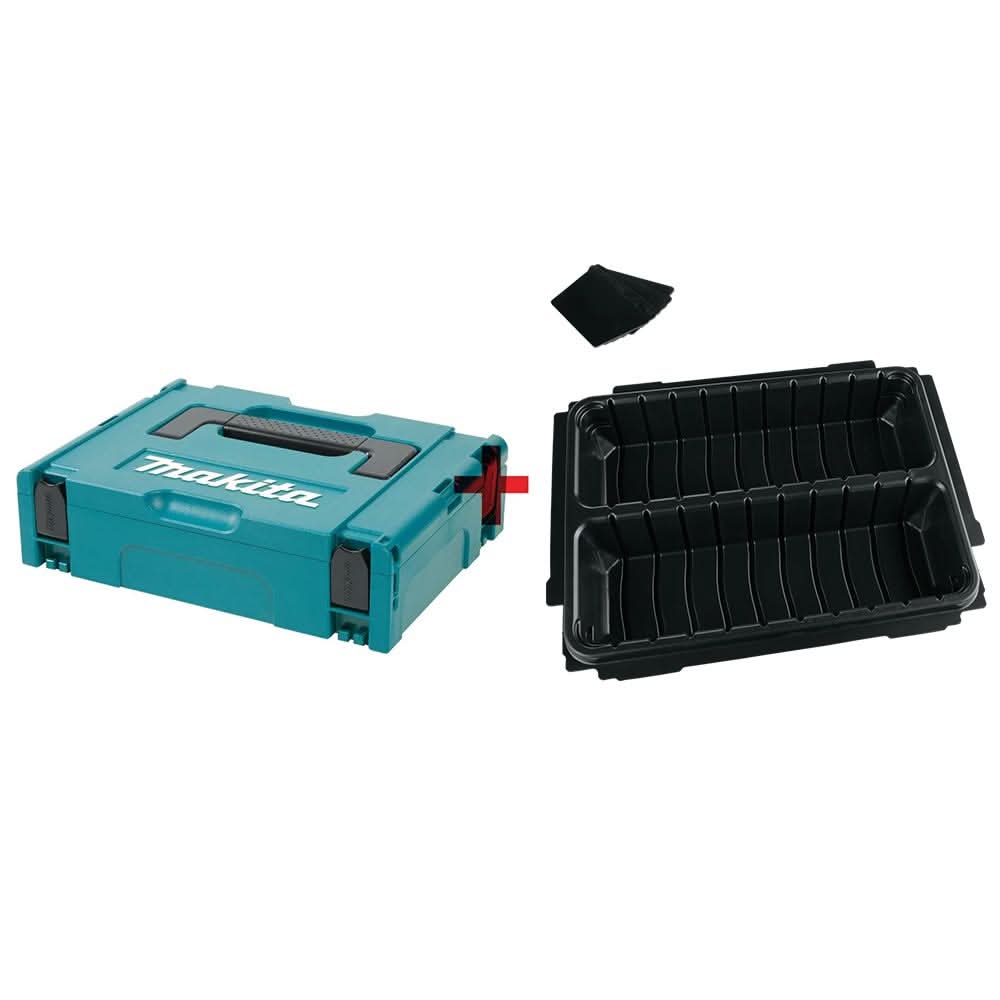 Makita 4-3/8 in. x 15-1/2 in. x 11-5/8 in. Small Interlocking Case wit ...