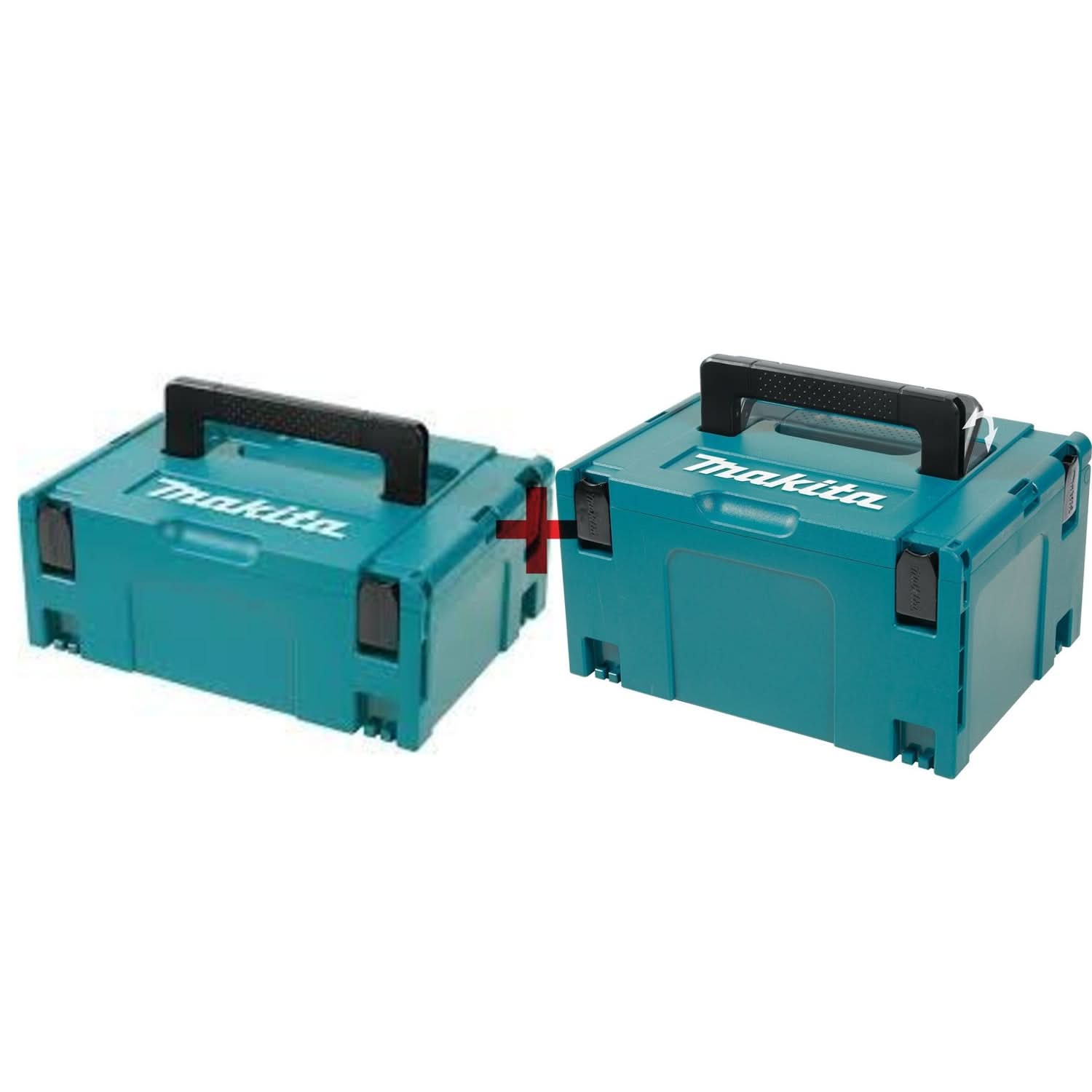 Makita Interlocking Modular Tool Case - Medium and Large Interlocking Case Combo Kit