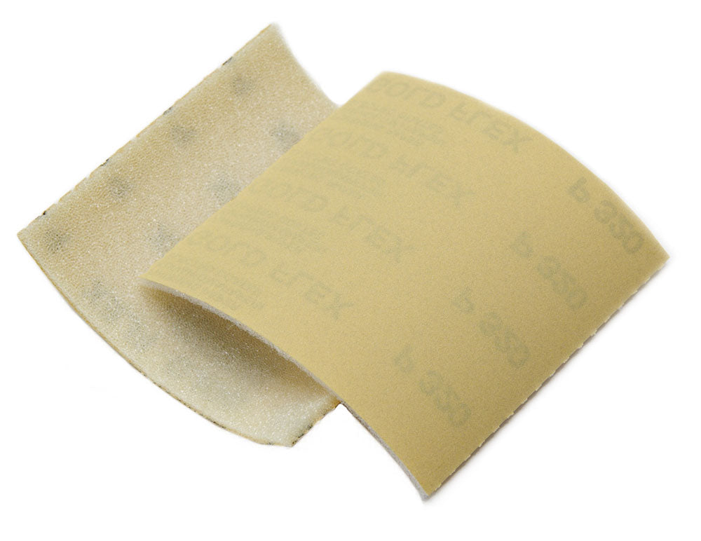 Mirka Goldflex Soft 4-1/2 x 5-in. P320 foam hand sanding pad (23-145-320)
