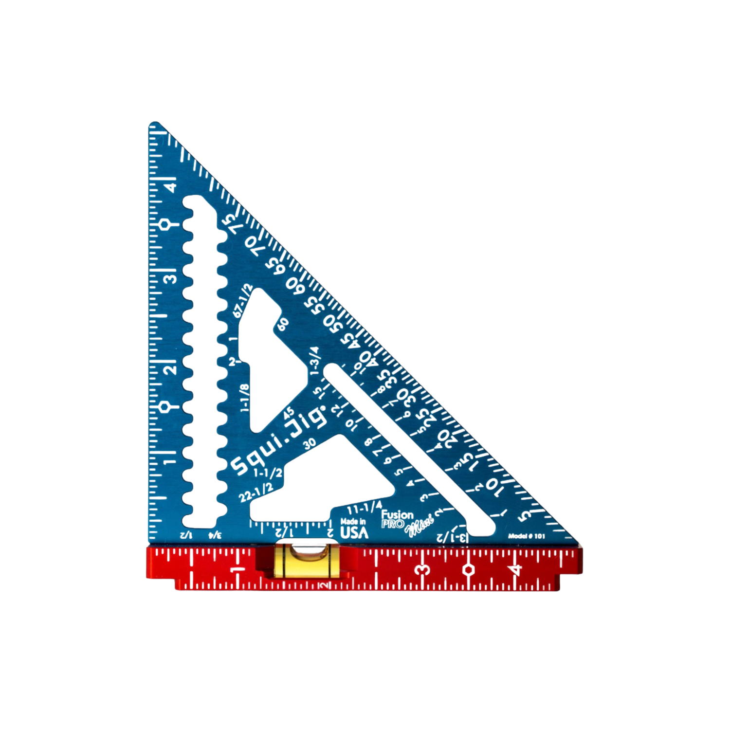 SquiJig 4.5" Mini Pro Square, Red/White/Blue