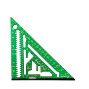 SquiJig Fusion Pro 7.5-in. Rafter Square w/ 3/16-in. Heel, Green on a white background