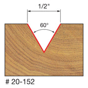 Freud 20-152 1/2-Inch V Grooving Router Bit
