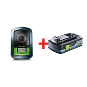Festool SYS-Rock BR10 Bluetooth Radio with BP 18 Li 4.0 HPC-ASI 18V Airstream Bluetooth Battery