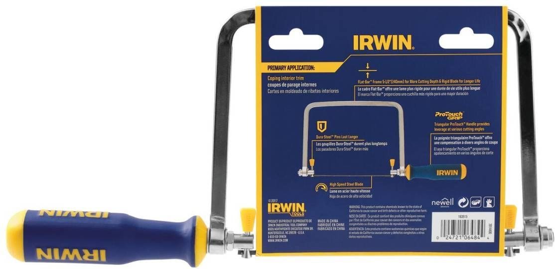 Irwin 2014400 ProTouch Coping Saw 6-1/2-in.