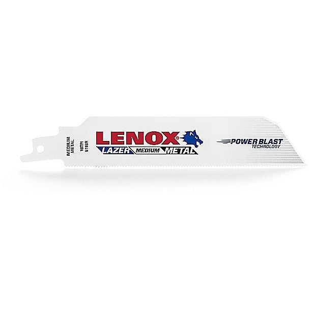 Lenox 20177B9110R LAZER B9110R Bi-Metal Reciprocating Saw Blades, 9-inch, 10 TPI, 25-Pack
