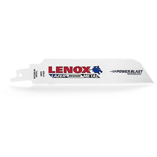 Lenox 20185B12114R LAZER B12114R Bi-Metal Reciprocating Saw Blades, 12-inch, 14 TPI, 25-Pack