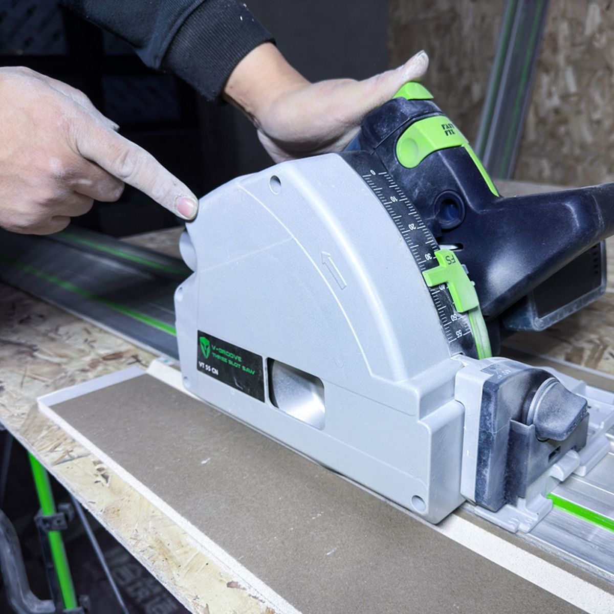 Byrne V-Groove Blade Set Pro for Festool
