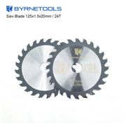 Byrne Multi Slot Blade Set Replacement Blades 120mm 24-tooth high-speed steel saw blades