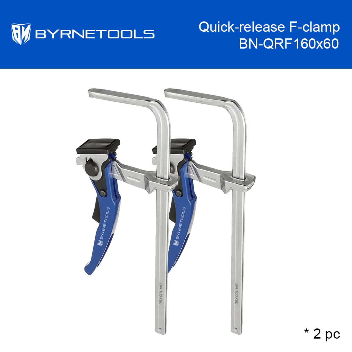 Byrne Quick Release Ratchet Clamp 6-Inch 2-Pack
