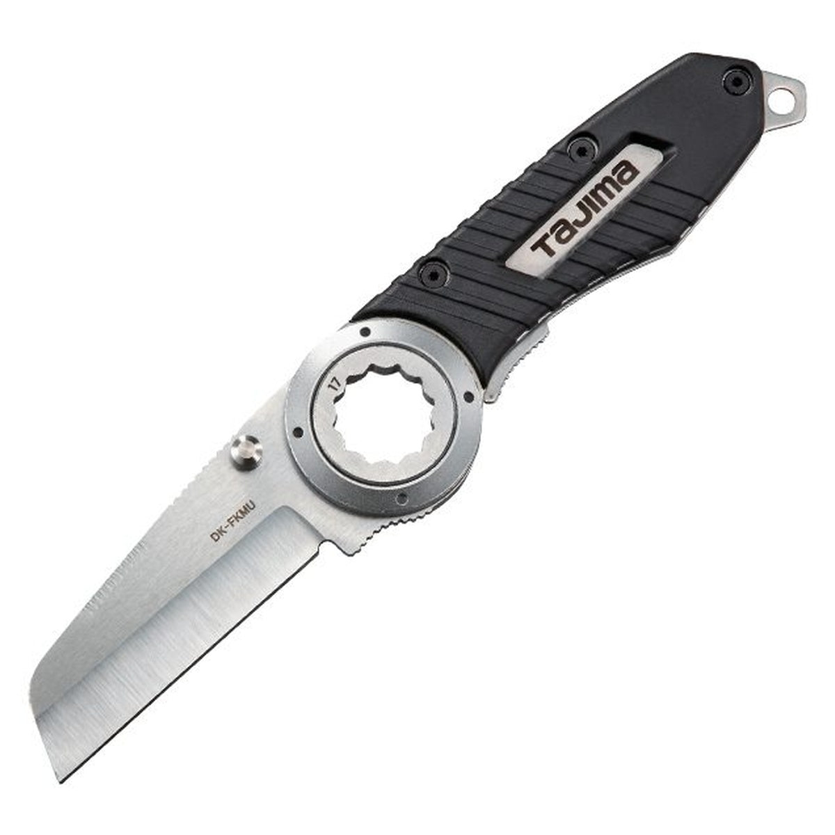 Tajima VARIX Folding Compact Knife with Hollow-Ground Blade and Integrated Socket (DK-FKMU)