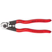 Knipex 7.5-in. Wire Rope Cutting Pliers with Crimping Dies (95 61 190 SBA)