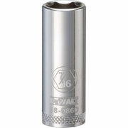 DEWALT 3/8-in. Drive 7/16-in. 6-Point Deep Socket, SAE (DWMT88986OSP)