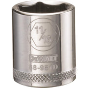 DEWALT 3/8 in. Drive 11/16 in. SAE 6-Point Socket with DirectTorque Technology (DWMT88981OSP)