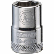 DEWALT 3/8-in. Drive 7/16-in. 6-Point Socket, SAE, Chrome Vanadium (DWMT88977OSP)
