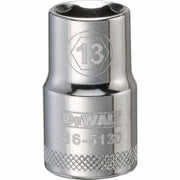 DeWalt 1/2-in. Drive 13 mm 6-Point Socket, Manual Hand Tool (DWMT86513OSP)