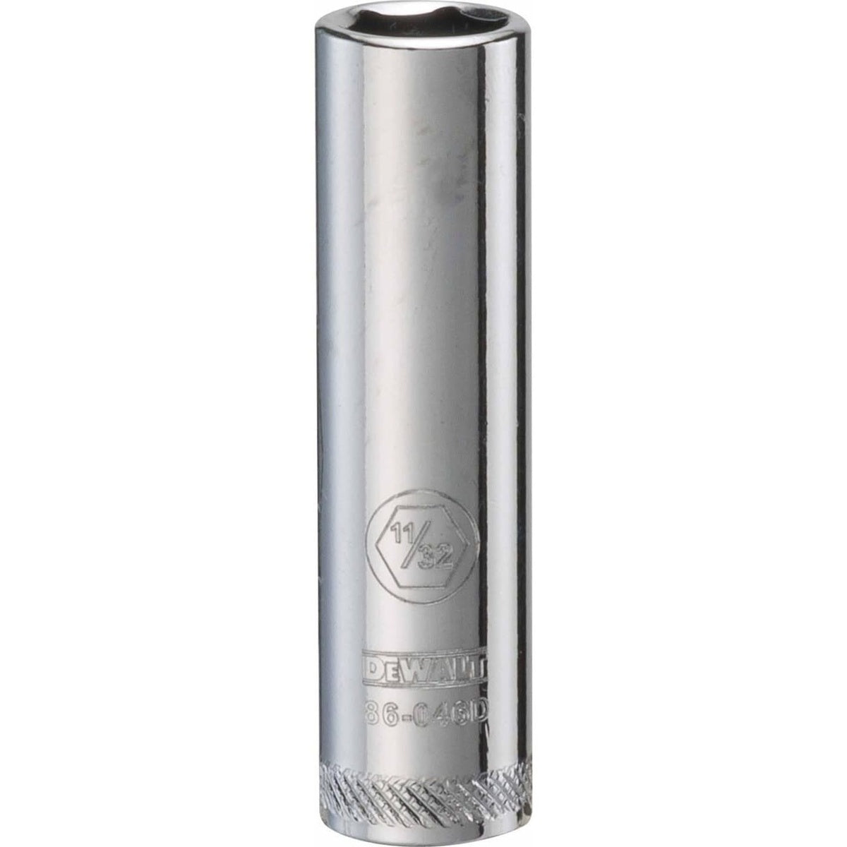 DEWALT 11/32-in. 1/4-in. Drive 6-Point Deep Socket, SAE Hand Tool (DWMT86046OSP)