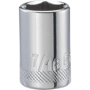 DEWALT 1/4-in. Drive 7/16-in. SAE 6-Point Socket, Single Piece (DWMT86029OSP)