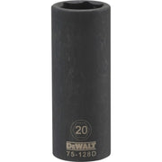DEWALT 1/2-in. Drive 20 mm 6-Point Deep Impact Socket with DirectTorque (DWMT75128OSP)