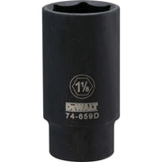DEWALT 1/2-in. Drive 1-1/8-in. 6-Point Deep Impact Socket, SAE (DWMT74659OSP)