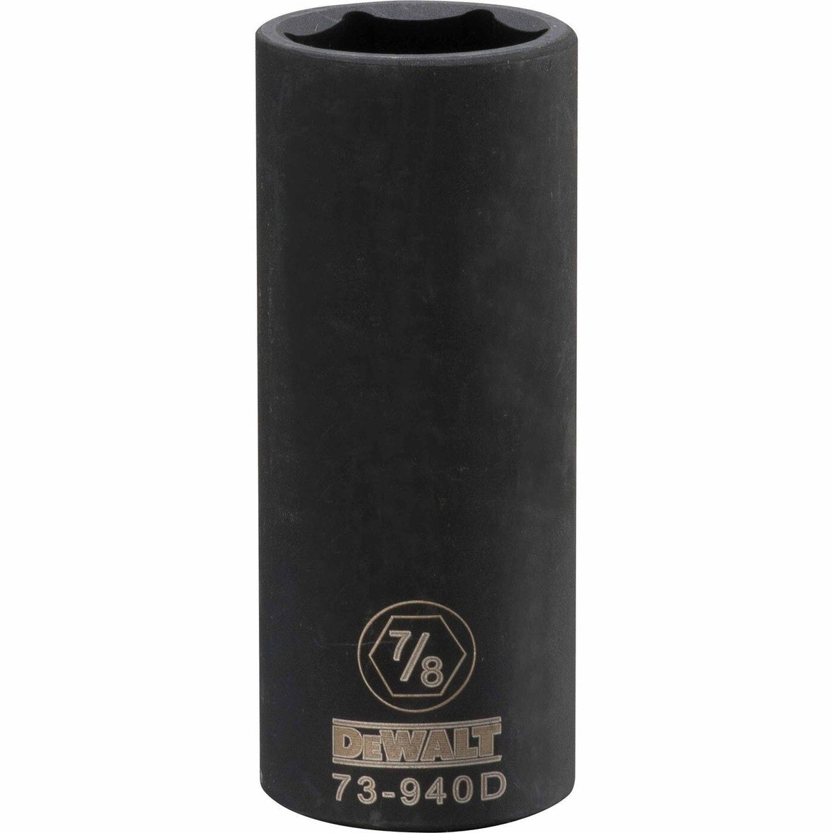DEWALT 7/8-in. 1/2-in. Drive 6-Point Deep Impact Socket, SAE (DWMT73940OSP)