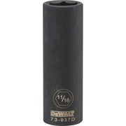 DEWALT 1/2-in. Drive 11/16-in. 6-Point Deep Impact Socket (DWMT73937OSP)