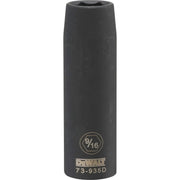 DEWALT 1/2-in. Drive 9/16-in. SAE 6-Point Deep Impact Socket (DWMT73935OSP)