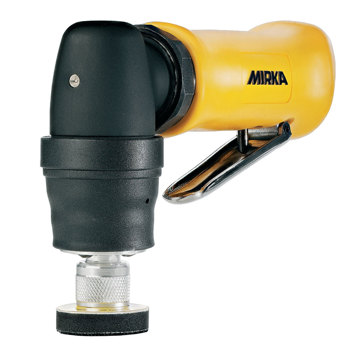 Mirka AOS pneumatic angled orbital sander profile view