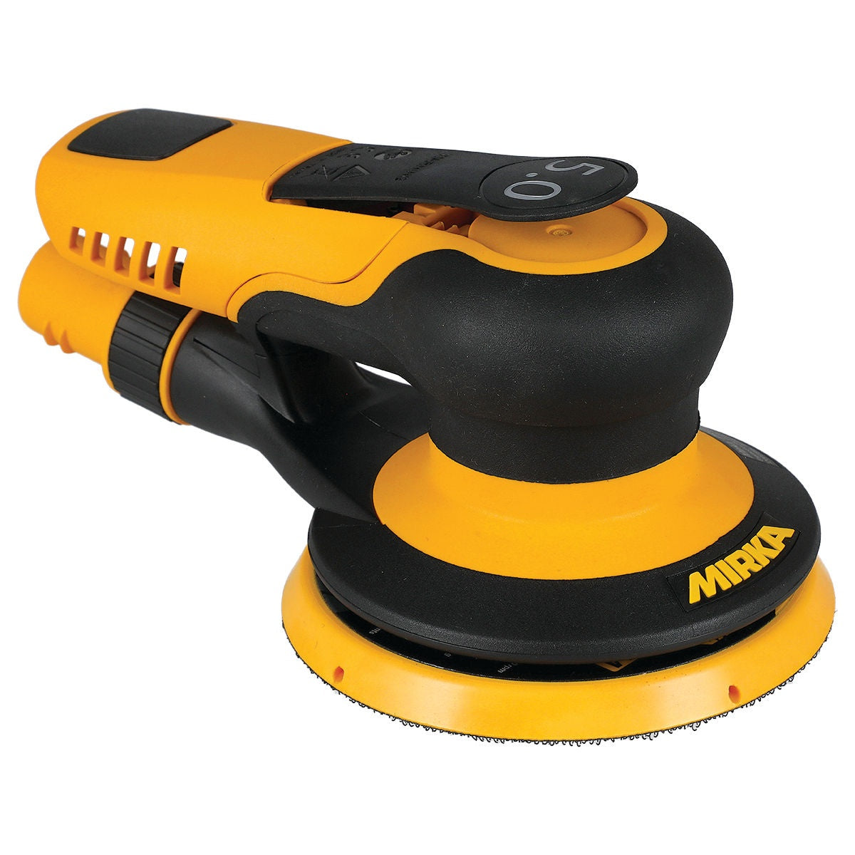 Mirka 5-in. 8mm Orbit Pneumatic Random Orbital Sander with Self-Generating Vacuum (MR-508SGV)