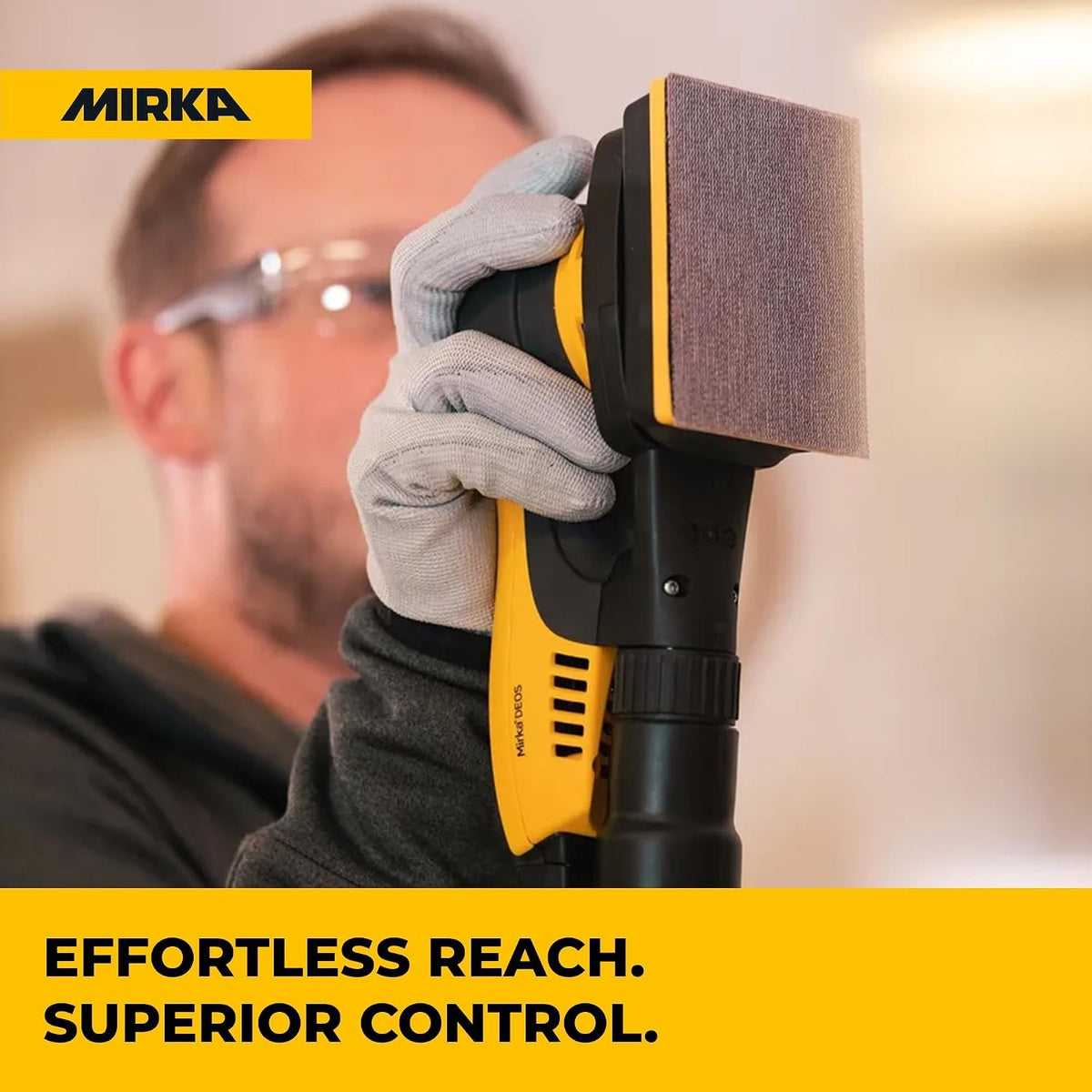 Mirka DEOS 343CV 3 x 4-in. Corded Orbital Sheet Sander for Detail Sanding (MID3430201US)