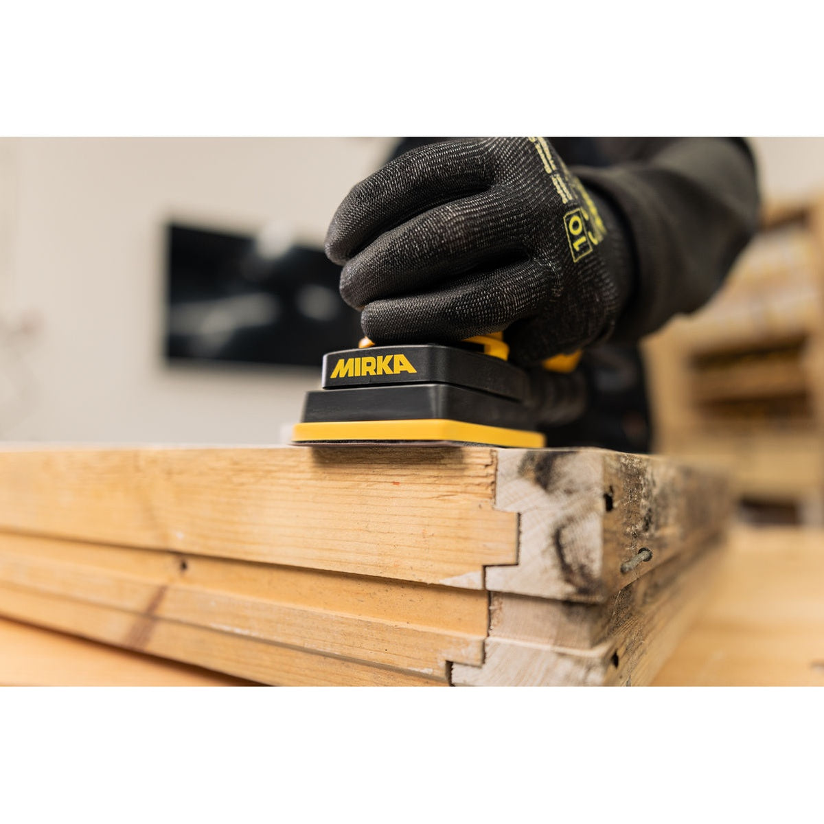 Mirka DEOS II 343X 3-in. x 4-in. Corded Orbital Sheet Sander with 3.0 mm Orbit and Bluetooth for Tight Spaces (MID3434044US)