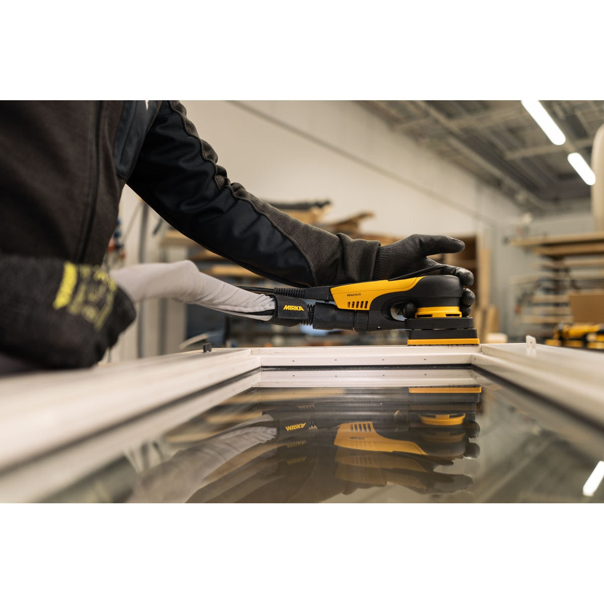 Mirka DEOS II 343X 3-in. x 4-in. Corded Orbital Sheet Sander with 3.0 mm Orbit and Bluetooth for Tight Spaces (MID3434044US)