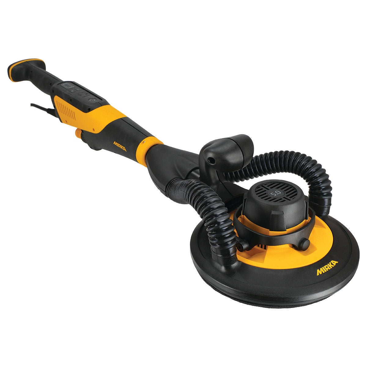 Mirka LEROS-S 950XCV 9-in. corded wall sander with vacuum-ready sanding head