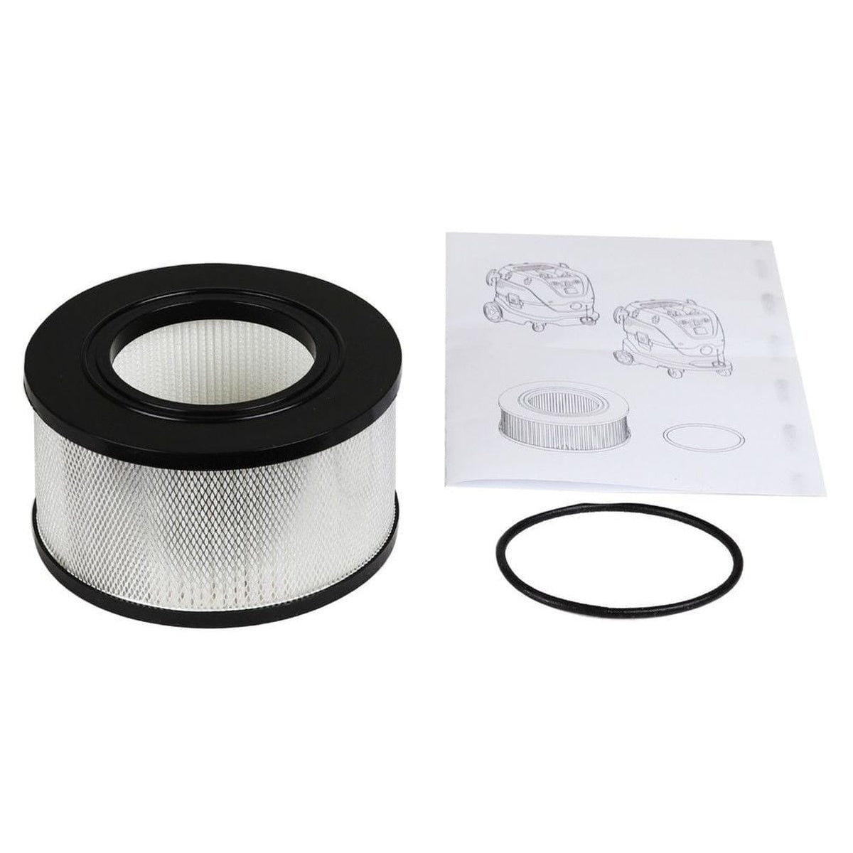 HEPA filter and gasket for Mirka dust extractor