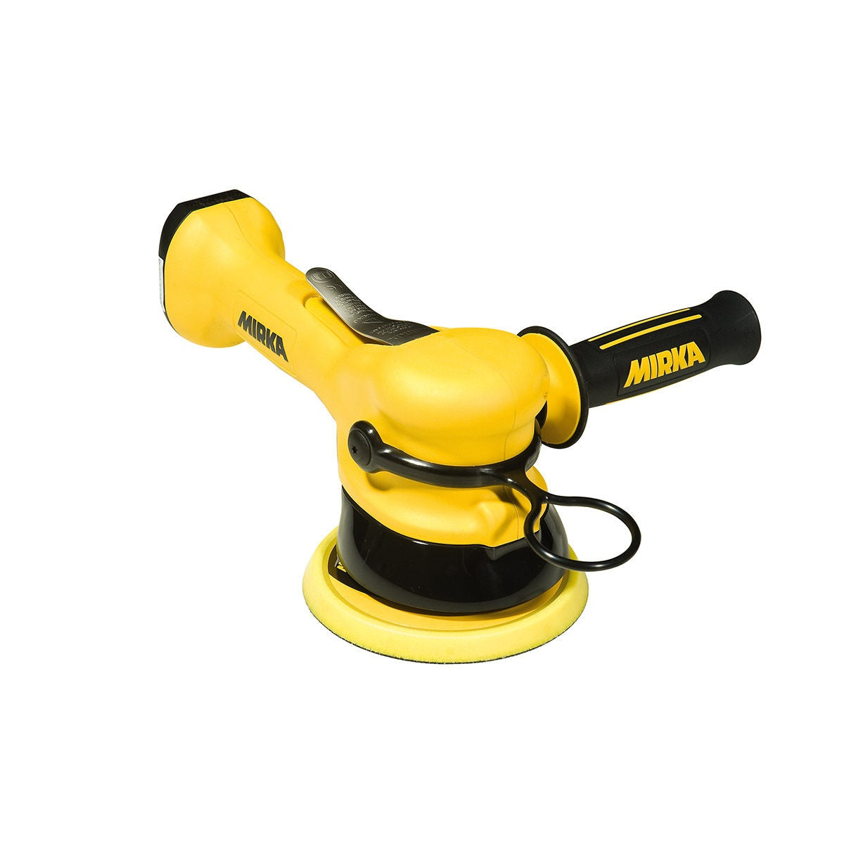 Mirka MROP-512TH 5-in. pneumatic two-handed orbital polisher with 12 mm orbit