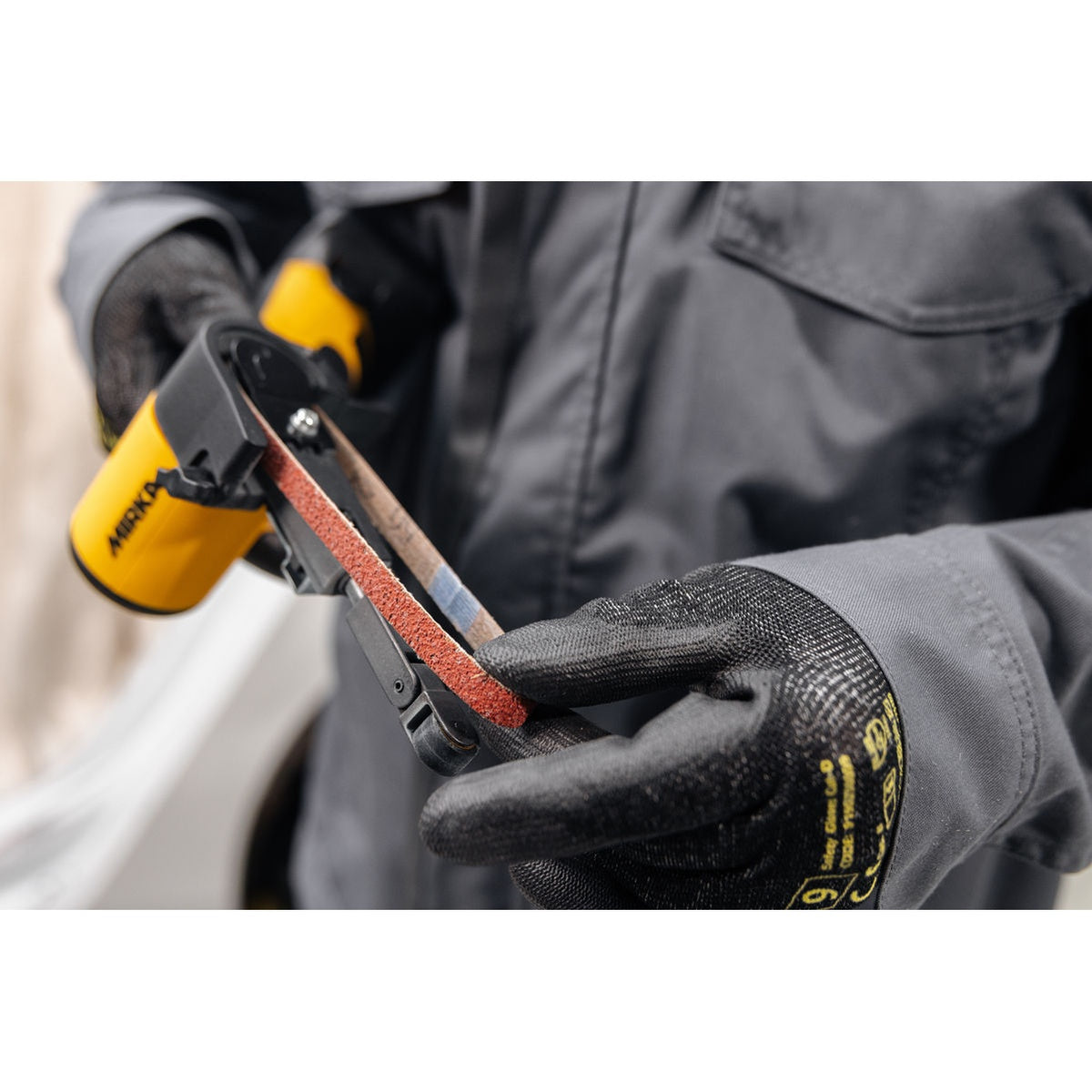 Mirka FBS-B 13 12V 1/2-in. x 18-in. Cordless File Belt Sander, Tool Only (MBB1300100)