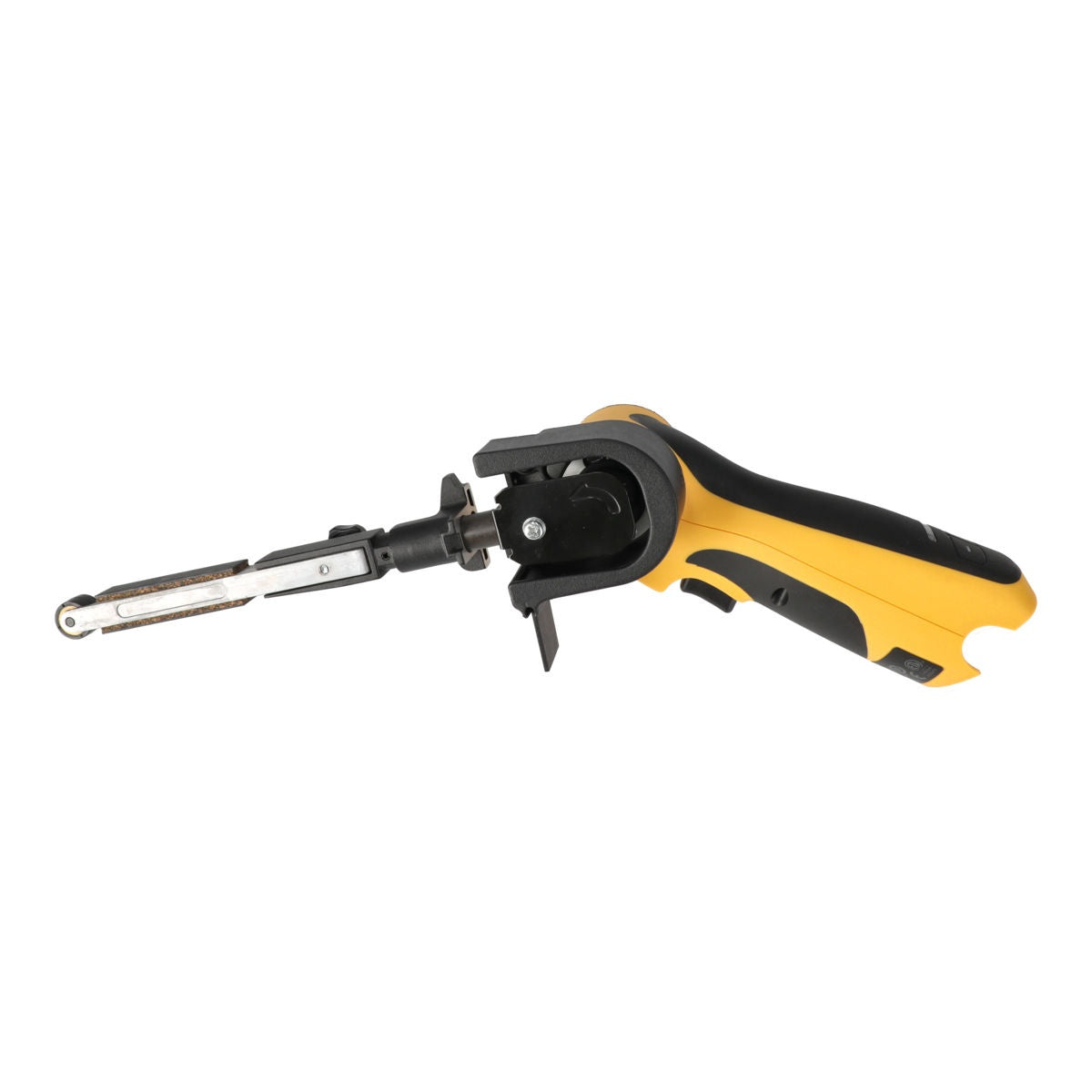 Mirka FBS-B 13 cordless file belt sander, opposite side view