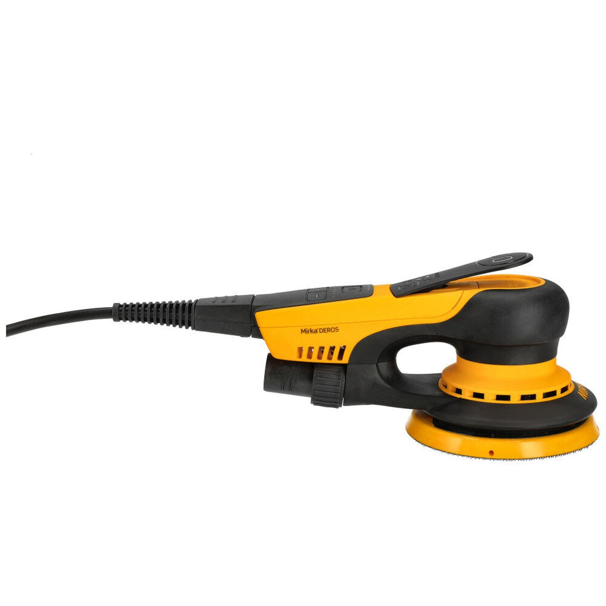 Profile view of Mirka DEROS II 550X 5mm orbit sander