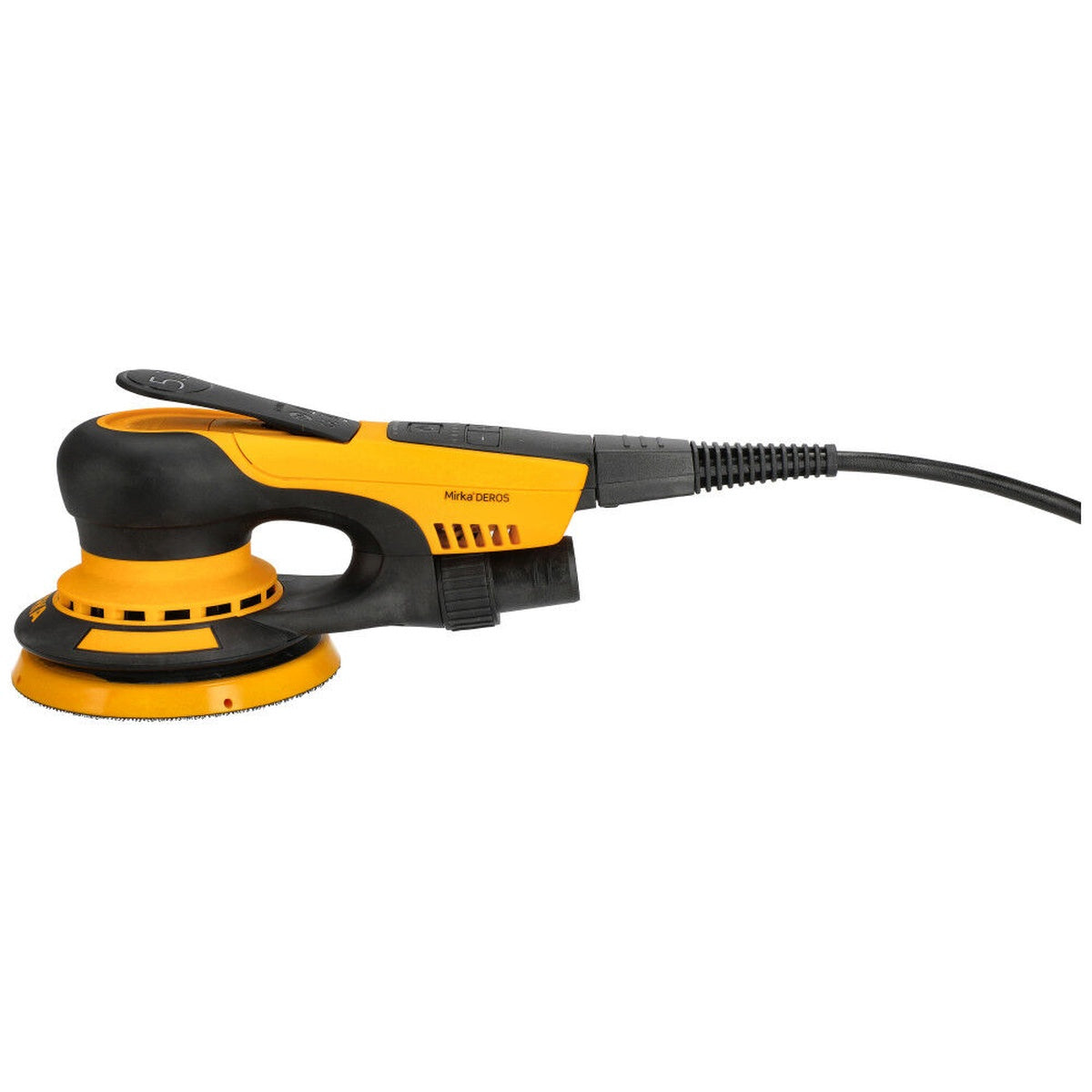 Mirka DEROS II 550X corded orbital sander opposite side view