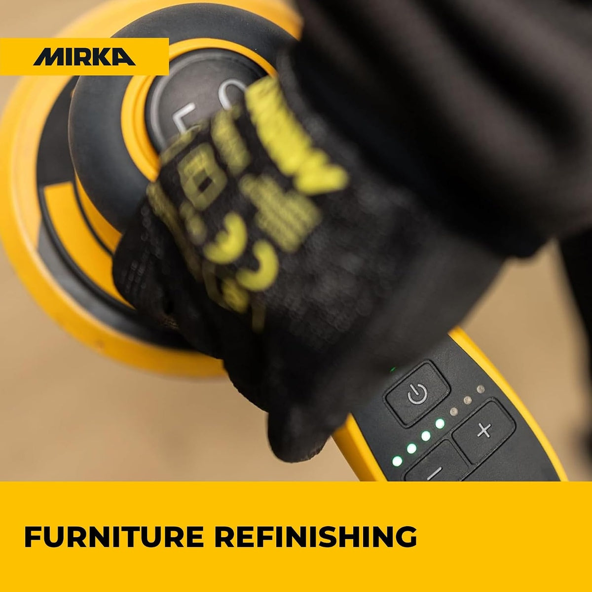 Mirka DEROS II 650 6-in. 110V Corded Random Orbital Sander with Case, 5.0mm Orbit (MID65040CAUS)