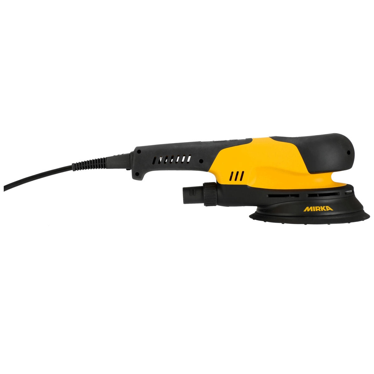 Opposite side view of Mirka DEROS RS 600X 6-in. rotary sander
