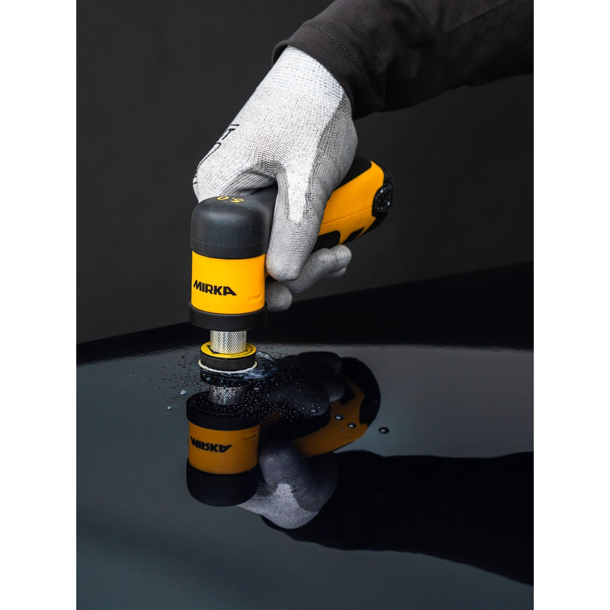 Mirka AROS150-B 12V 1.25-in. Angled Cordless Random Orbit Sander, Tool Only (AROS150-B)