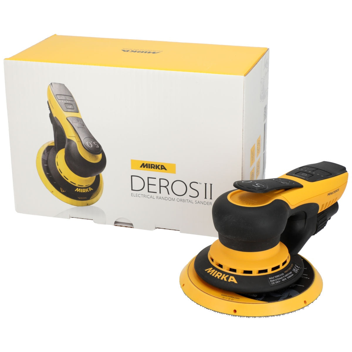 Mirka DEROS II 650X 110V 6-in. 5 mm Corded Random Orbital Sander, Tool Only (MID6504044US)