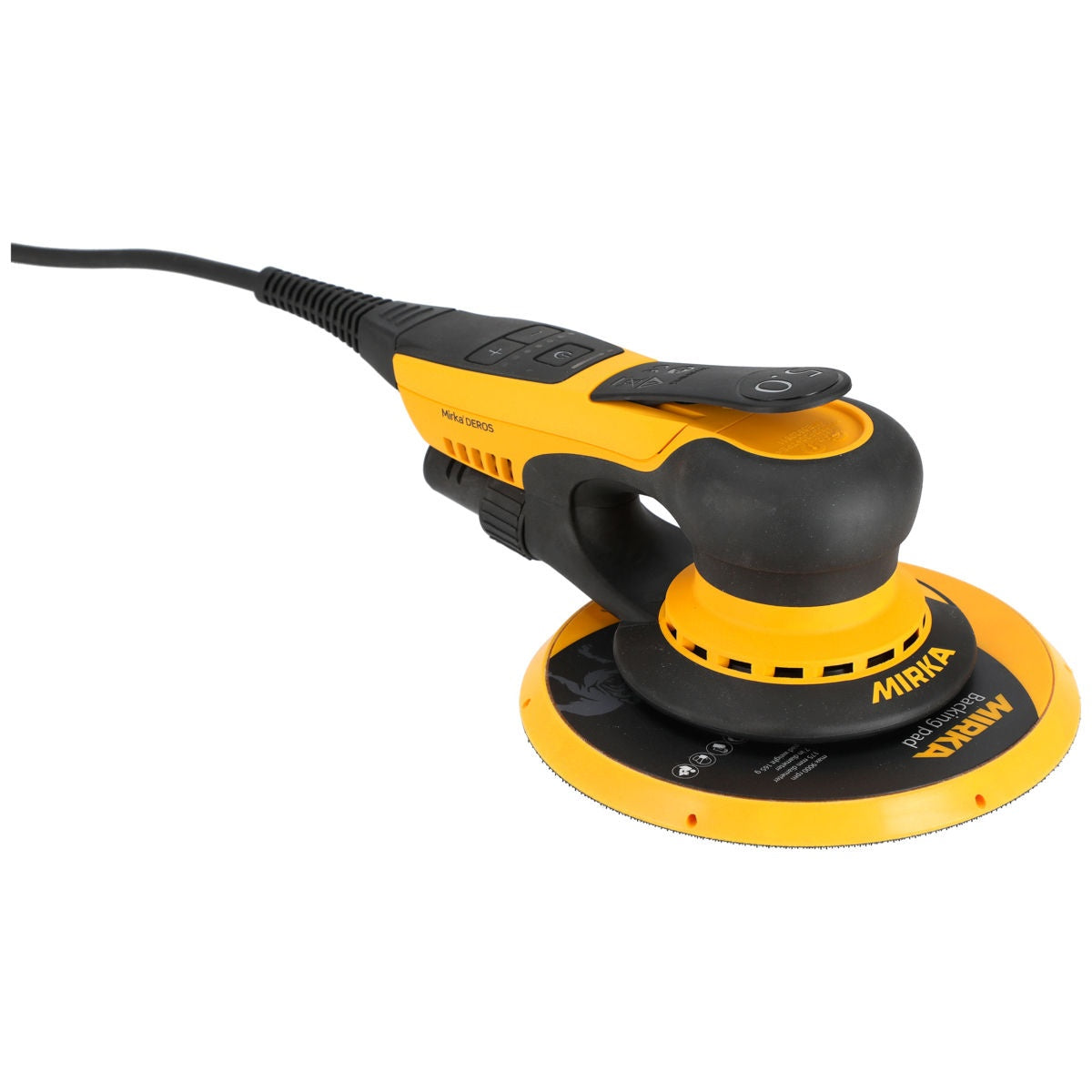 Mirka DEROS II 750X 7-in. corded random orbital sander with 5.0 mm orbit
