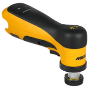 Mirka AROS150-B 12V cordless angled random orbital spot repair sander, front angle view