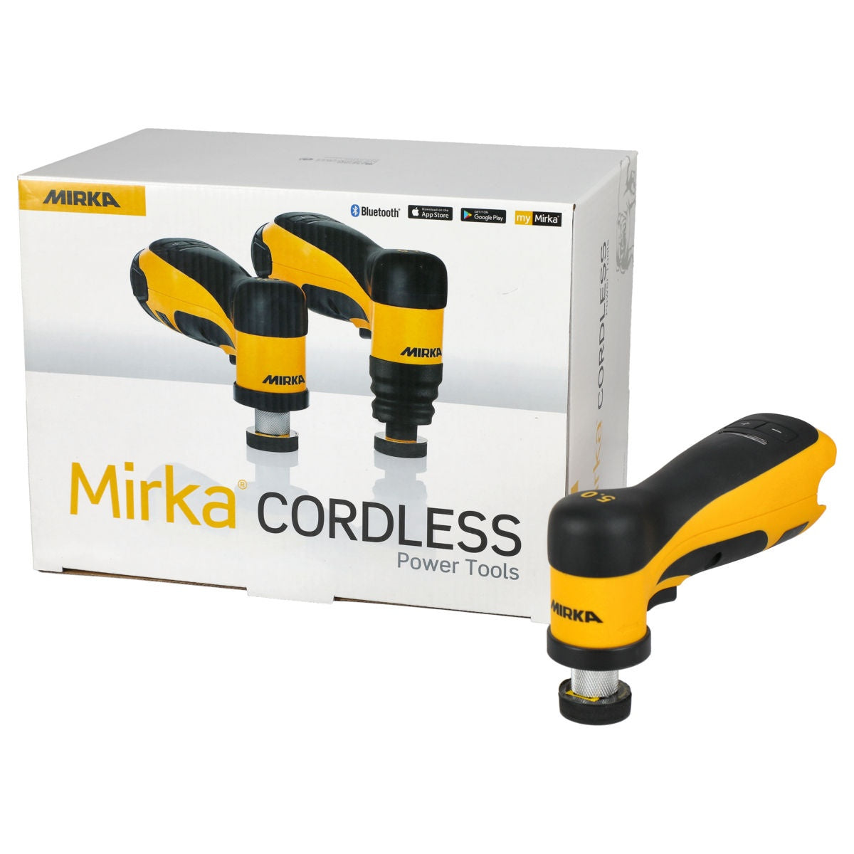 Mirka AROS150-B 12V 1.25-in. Cordless Angled Random Orbital Spot Repair Sander, Tool Only (AROS150-B-NV)