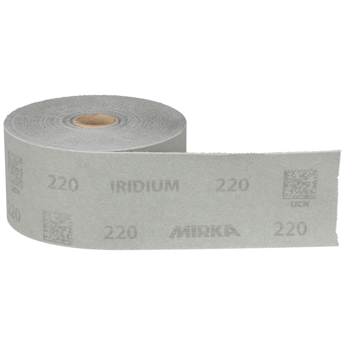 Mirka Iridium PSA sanding roll side view