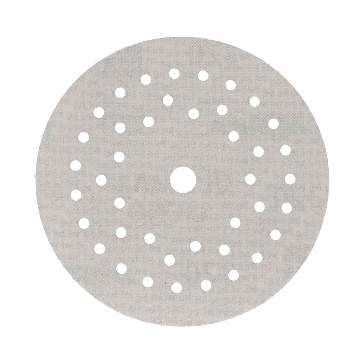 Back view of Mirka Ultimax Ligno 5-in. Multifit Grip sanding disc with dust extraction holes