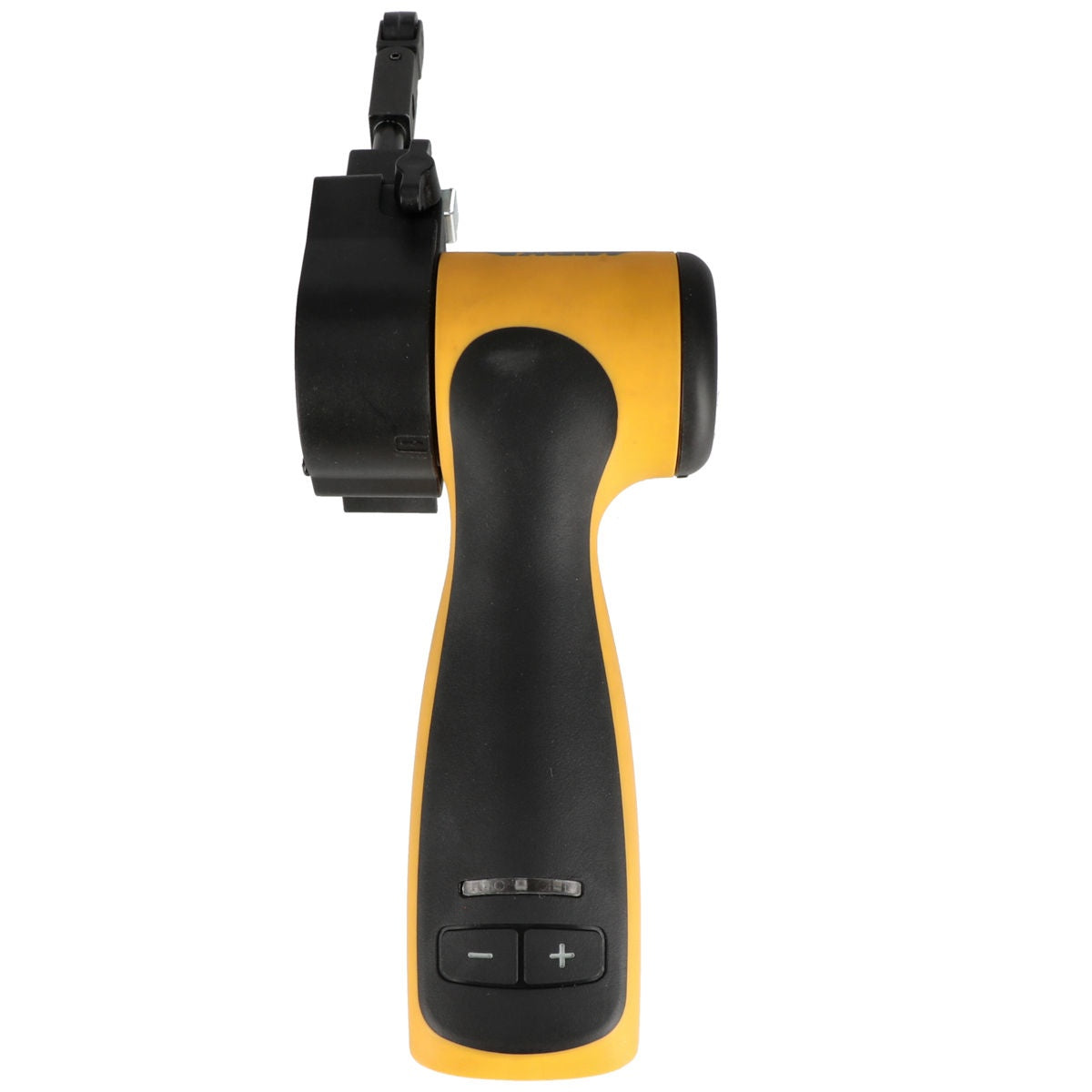 Mirka FBS-B 10 cordless file belt sander, rear handle view