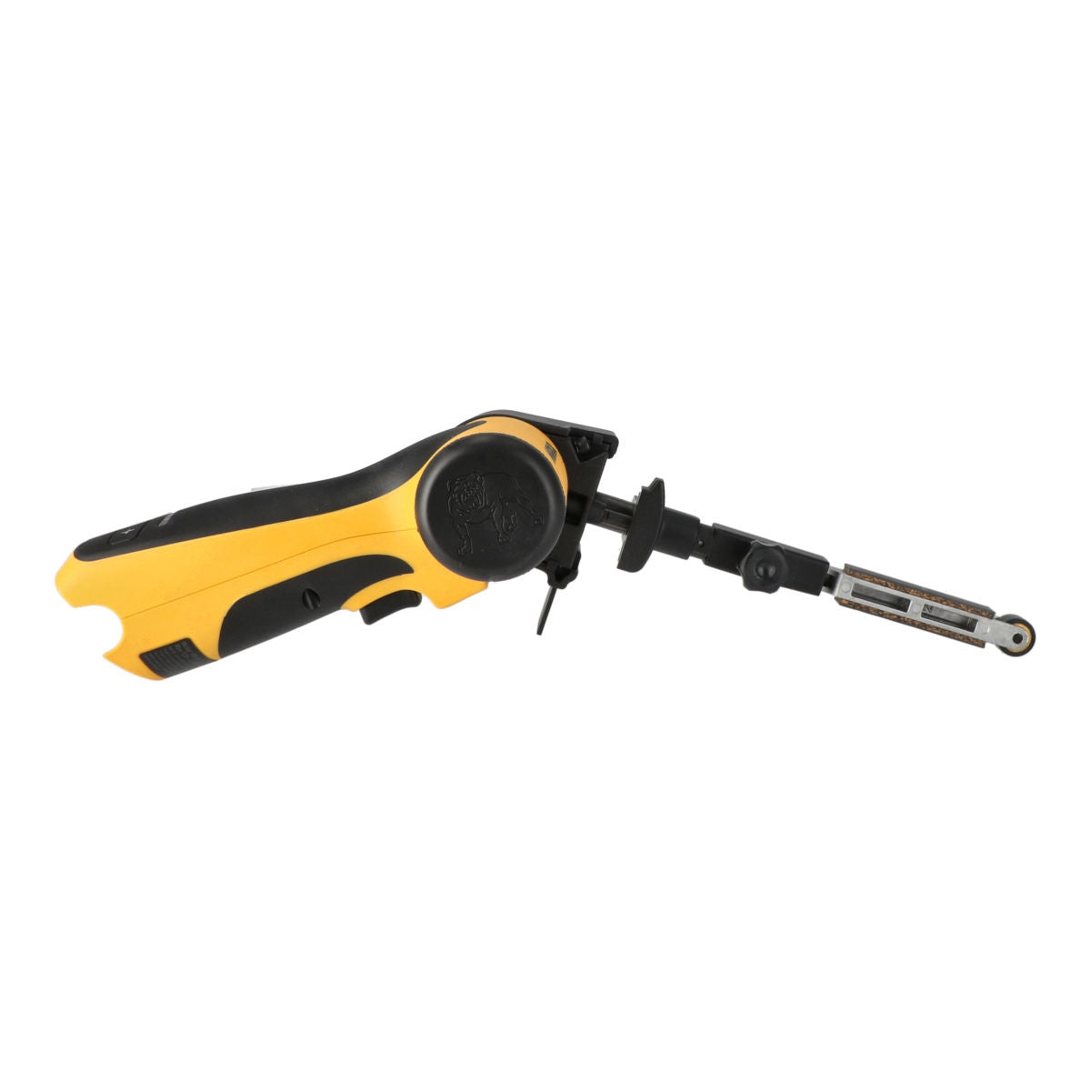 Mirka FBS-B 13 cordless file belt sander, side profile view