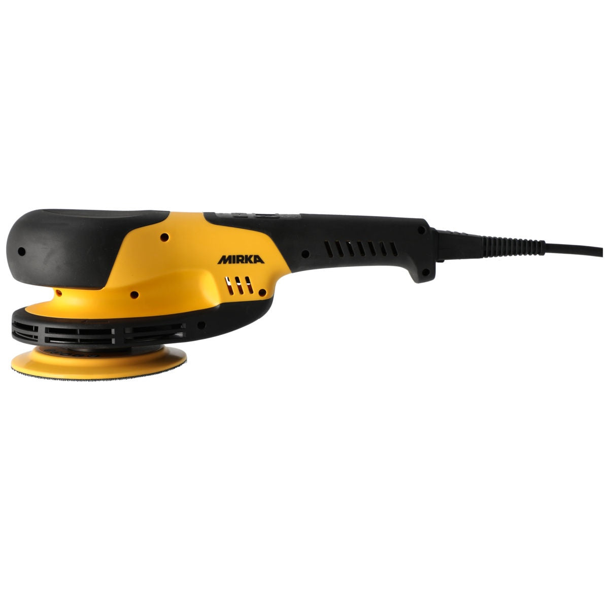 Side view of Mirka POLAROS RP 600X 6-in. corded rotary polisher